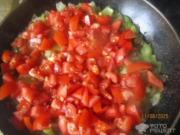 Рецепт: Курица с баклажанами и овощами - в мультиварке