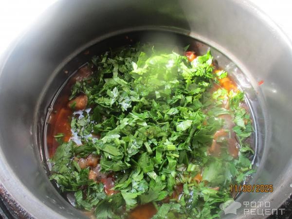 Рецепт: Курица с баклажанами и овощами - в мультиварке