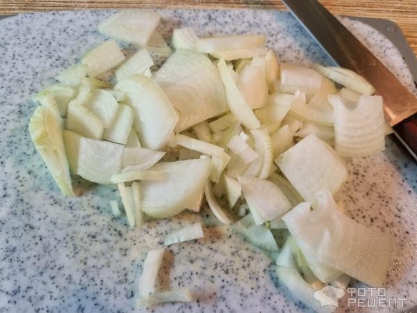 Рецепт: Салат из морской капусты "Японский" - С мясом и омлетом.