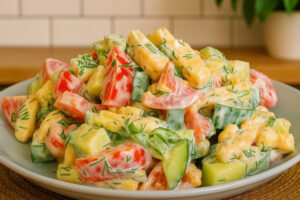 Салат, который выручит в любой момент! Простой и вкусный рецепт