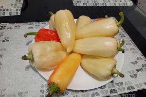 Рецепт: Жареный перец — В сметанно-майонезной заливке!