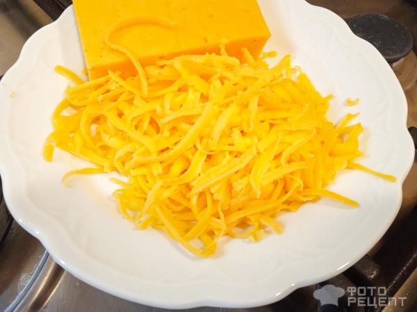 Рецепт: Омлет с кабачком и томатами - и сыром