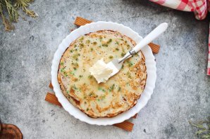 Блины с луком