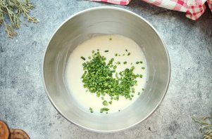 Блины с луком