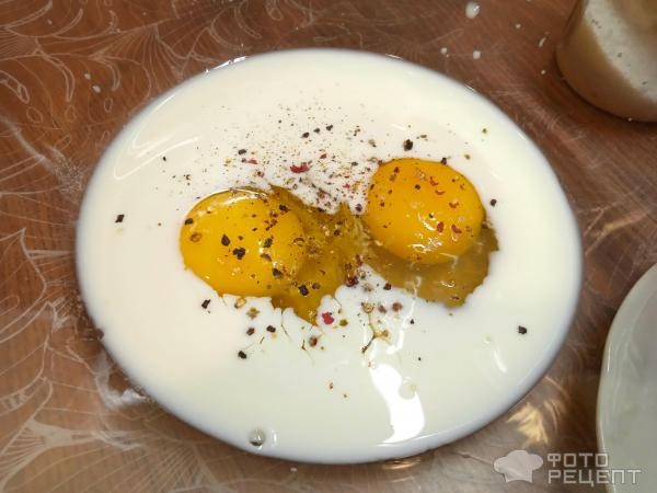 Рецепт: Омлет с кабачком и томатами - и сыром